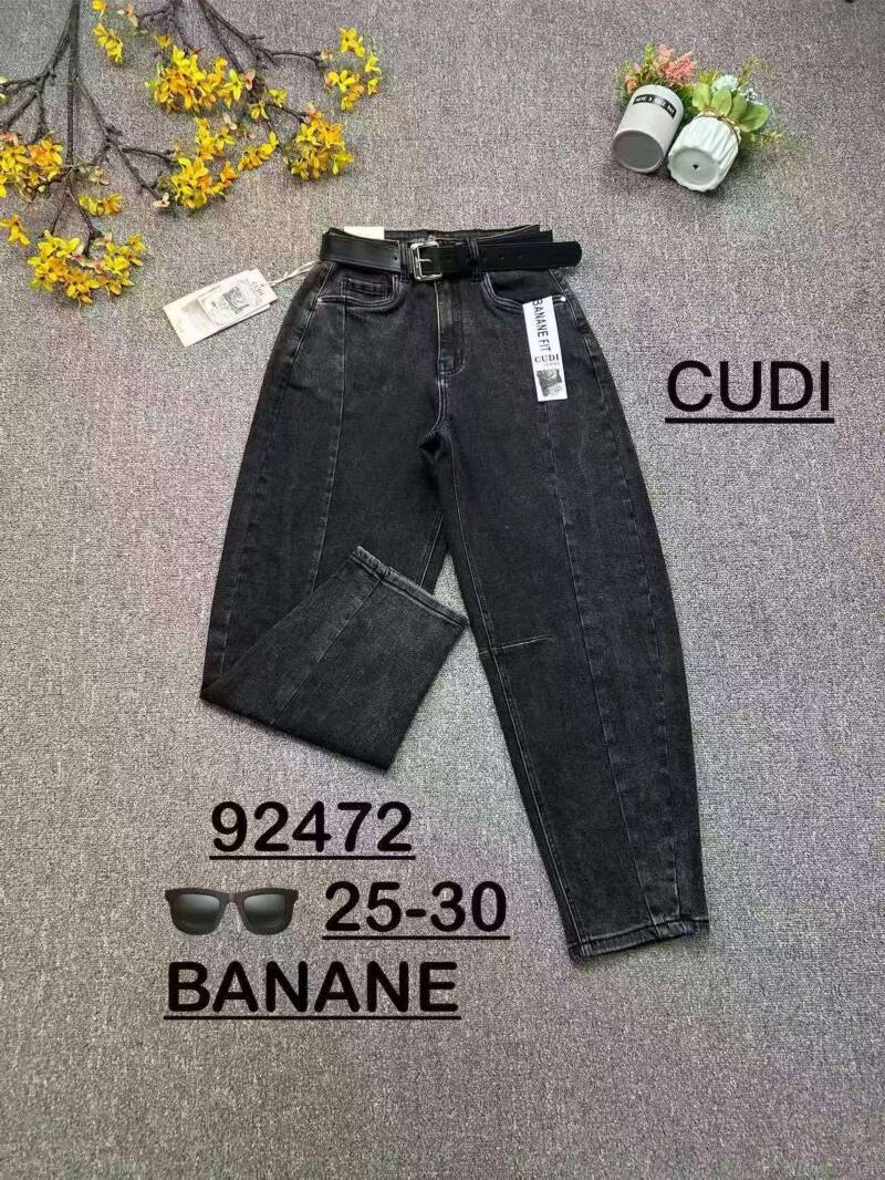 Spodnie damskie jeansy Roz 25-30, 1 Kolor Paczka 10 szt